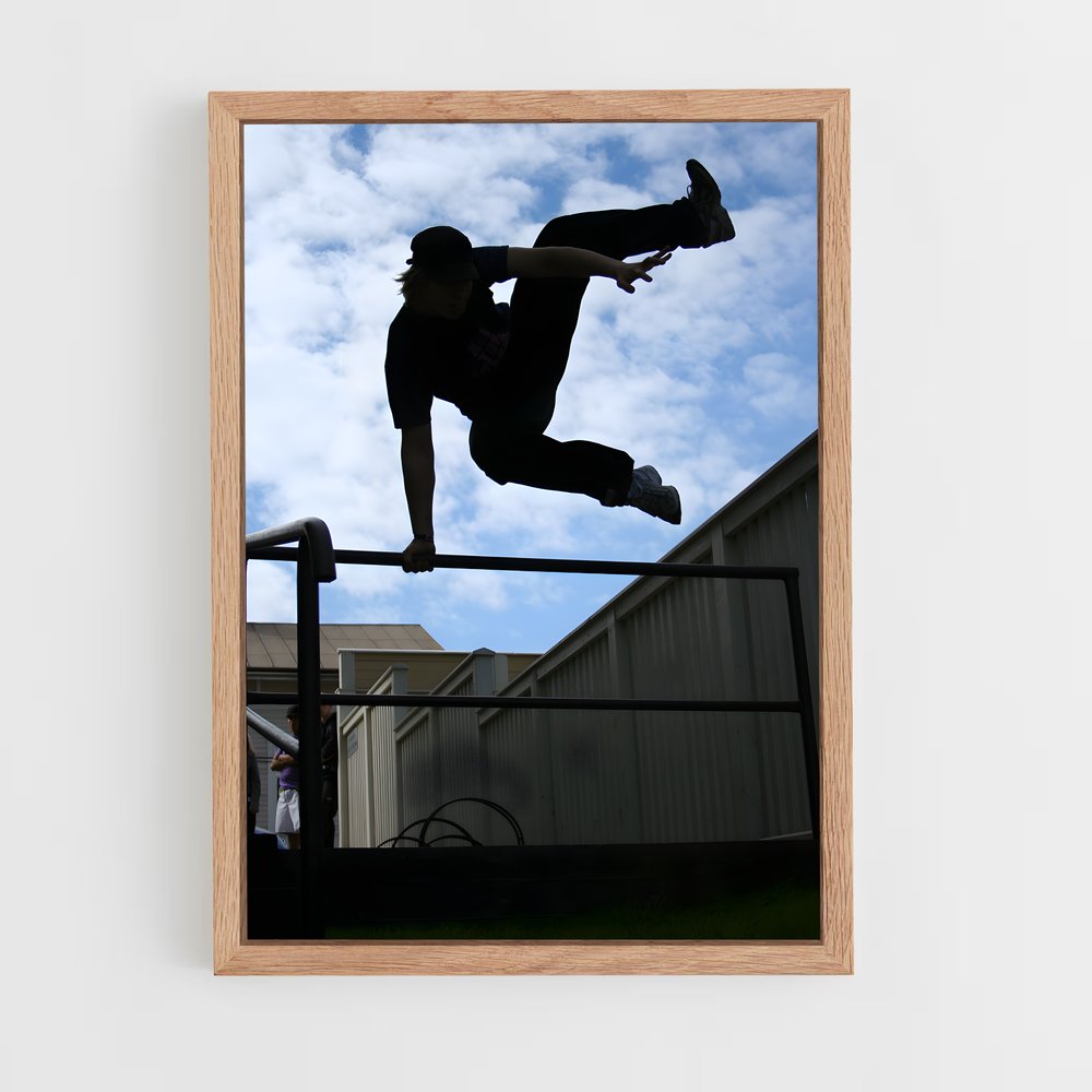 Poster Parkour freerunning – affiche Parkour et freerun (vue 4)